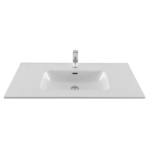 Мебельная раковина Aquanet Flat 254365 101x46,5 белая