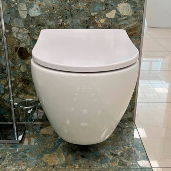 Унитаз подвесной BelBagno Sfera-R BB513CH+BB2031SC безободковый с микролифтом