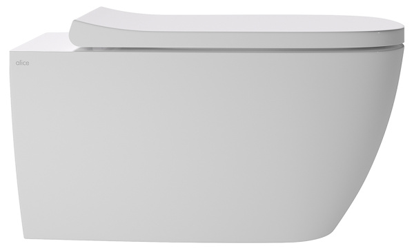 Унитаз подвесной Alice Wunder 45000101SET безободковый, белый