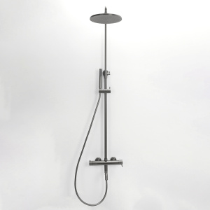 Душевая стойка AVS Slimmer оружейная сталь Душевая стойка AVS Slimmer оружейная сталь