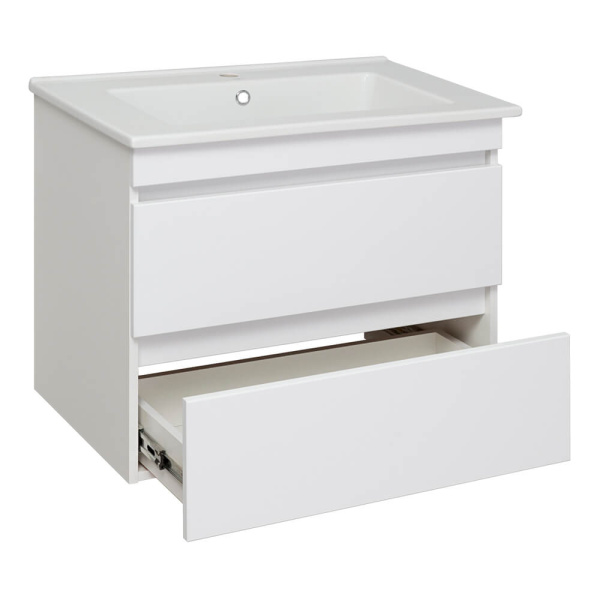 Тумба с раковиной Runo Манхэттен 00-00001047+00-00001022 75 см