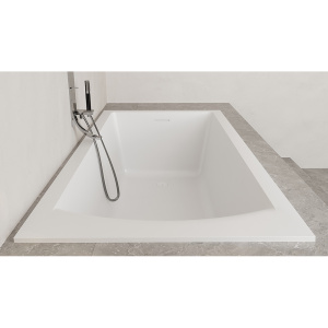 Ванна из искусственного камня Salini Cascata Kit S-Sense 170х70 белая, с ножками и донным клапаном Ванна из искусственного камня Salini Cascata Kit S-Sense 170х70 белая, с ножками и донным клапаном