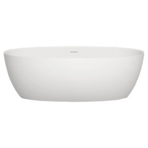 Ванна из искусственного камня Salini Alda S-Stone 180x95 белая матовая, с донным клапаном