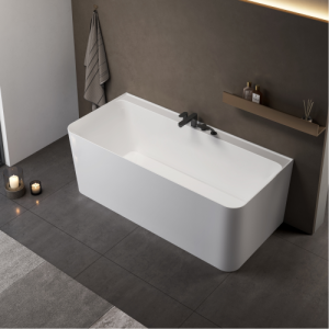 Акриловая ванна AVS Сканди 160x75 белая, с донным клапаном