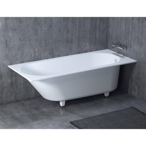 Ванна из искусственного камня Salini Ornella S-Sense 180x80 белая с ножками Ванна из искусственного камня Salini Ornella S-Sense 180x80 белая с ножками
