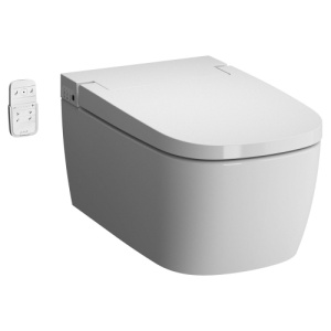 Унитаз подвесной VitrA V-care Comfort 5674B003-6104(6194) интеллектуальный
