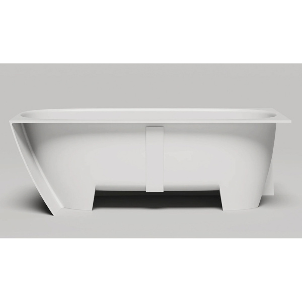 Ванна из искусственного камня Salini Sofia Corner S-Stone 170x85 L белая матовая, с донным клапаном