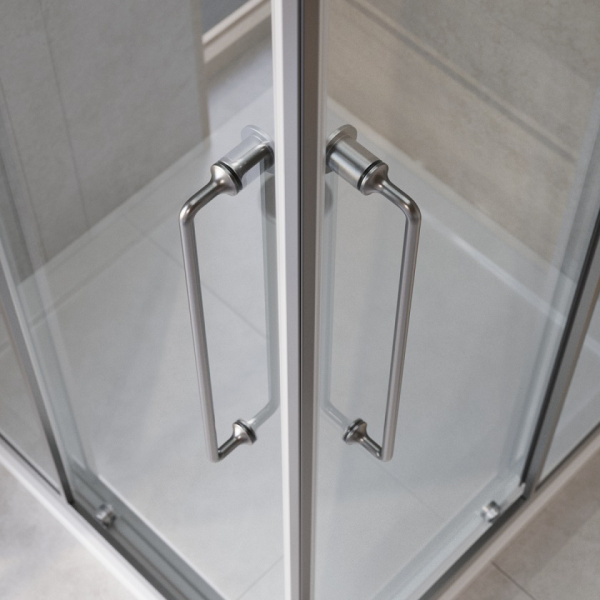 Душевой уголок Cezares Relax RELAX-304-A-2-100-C-GM 100х100 профиль оружейная сталь, прозрачное стекло Душевой уголок Cezares Relax RELAX-304-A-2-100-C-GM 100х100 профиль оружейная сталь, прозрачное стекло