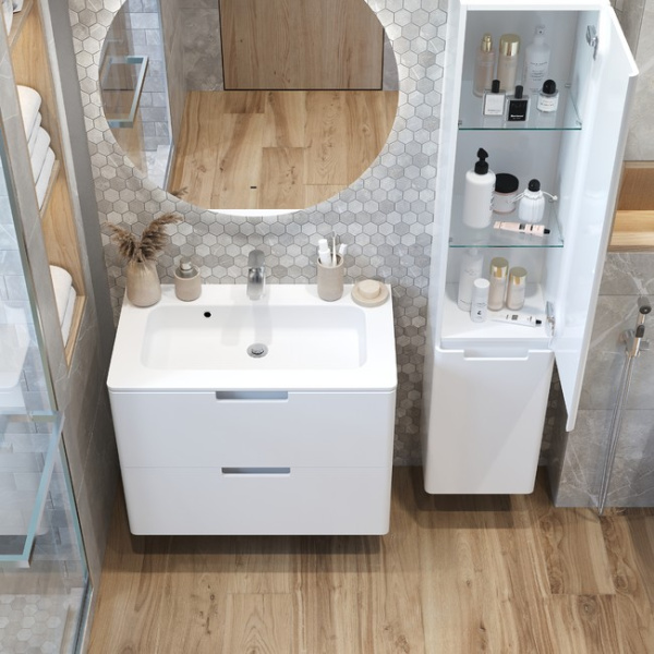 Тумба с раковиной Briz Прато 240 03-18100-16Н 100 см