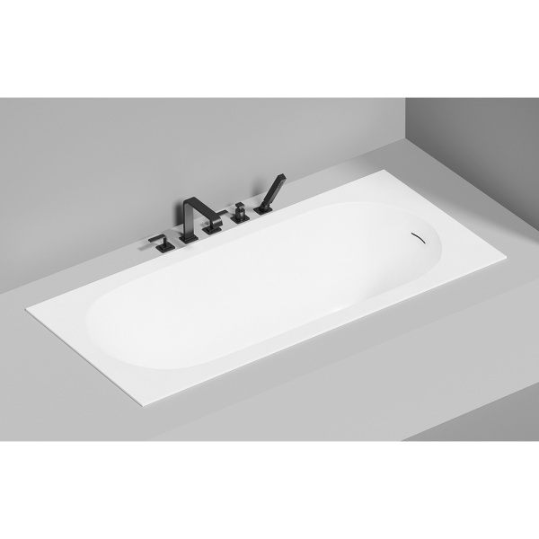 Ванна из искусственного камня Salini Ornella KIT S-Sense 170x80 белая с ножками