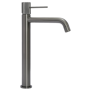 Смеситель для раковины AVS Pulse высокий, оружейная сталь