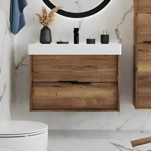 Тумба с раковиной Briz Тесо 243 03-18080-17Н 80 см