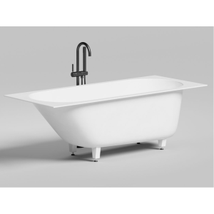 Ванна из искусственного камня Salini Ornella Kit S-Sense 170x70 белая, с ножками и донным клапаном Ванна из искусственного камня Salini Ornella Kit S-Sense 170x70 белая, с ножками и донным клапаном