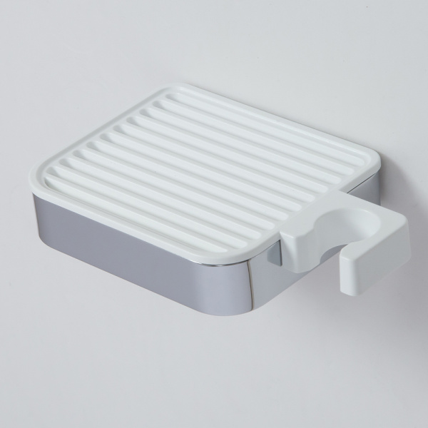 Мыльница подвесная AVS Ruf с держателем для душа, хром