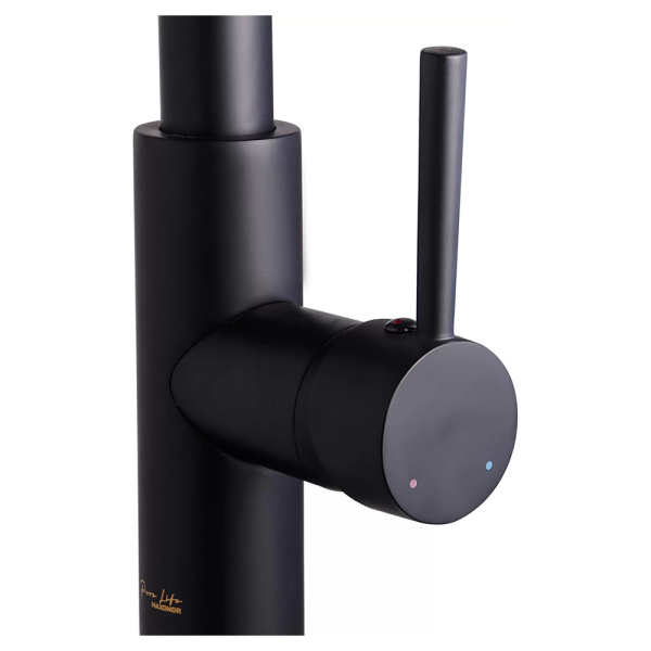 Смеситель для кухни Maxonor Pure Life Superior PL4287-7 черный матовый Смеситель для кухни Maxonor Pure Life Superior PL4287-7 черный матовый