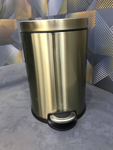 Ведро для мусора бронзовое 8 л CLASSIC R-25(8)