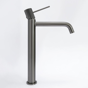 Смеситель для раковины AVS Pulse высокий, оружейная сталь