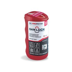 Нить полиамидная с силиконом PF San-Lock (50м) 