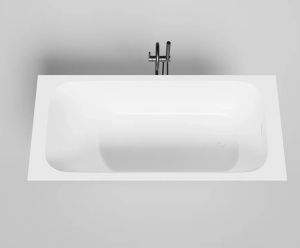 Ванна из искусственного камня Salini Orlando S-Sense 180x80 белая матовая с ножками Ванна из искусственного камня Salini Orlando S-Sense 180x80 белая матовая с ножками