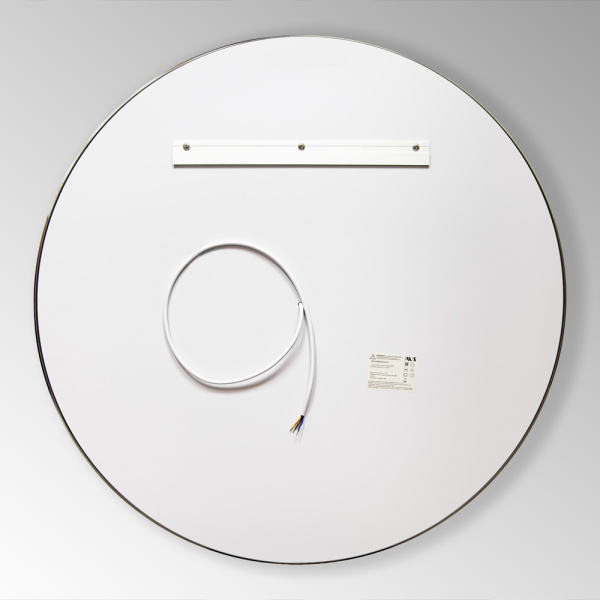 Зеркало с подсветкой AVS AZ 80 см, антипар, оружейная сталь