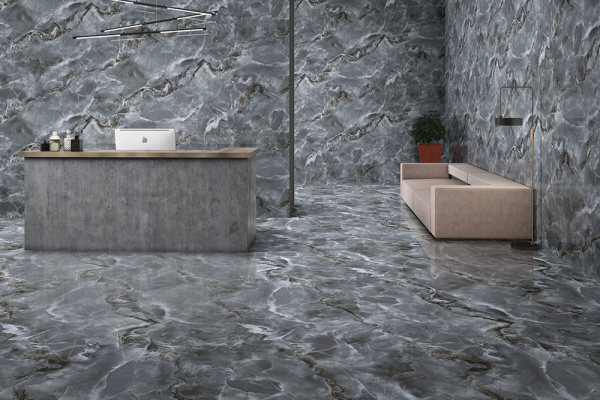 Керамогранит AVS Edonyx Black 60x120 полированный