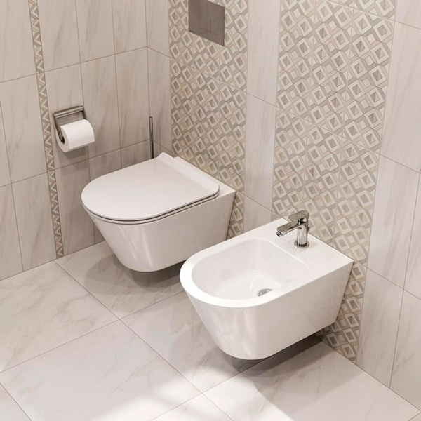 Биде подвесное Kerama Marazzi Plaza PLM.bidet.02 белое