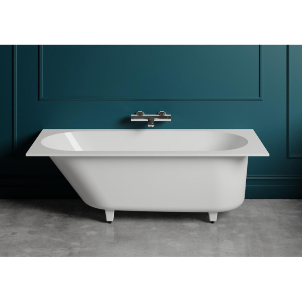 Ванна из искусственного камня Salini Ornella S-Sense 180x80 белая матовая с ножками Ванна из искусственного камня Salini Ornella S-Sense 180x80 белая матовая с ножками