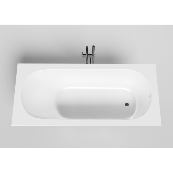 Ванна из искусственного камня Salini Ornella S-Sense 180x80 белая матовая с ножками Ванна из искусственного камня Salini Ornella S-Sense 180x80 белая матовая с ножками