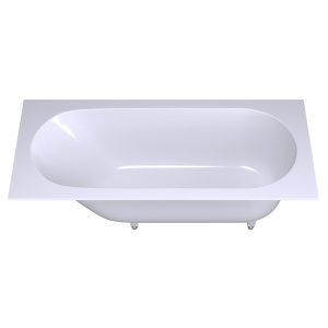 Ванна из искусственного камня AVS Эллада 180x80 белая с ножками Ванна из искусственного камня AVS Эллада 180x80 белая с ножками