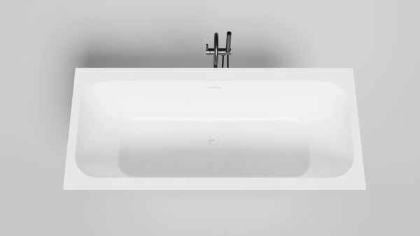 Ванна из искусственного камня Salini Ornella Axis Kit S-Stone 180x80 белая, с ножками и донным клапаном