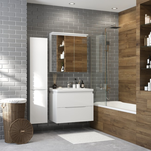 Тумба с раковиной Briz Сити 232 03-18080Н 80 см с раковиной Фостер