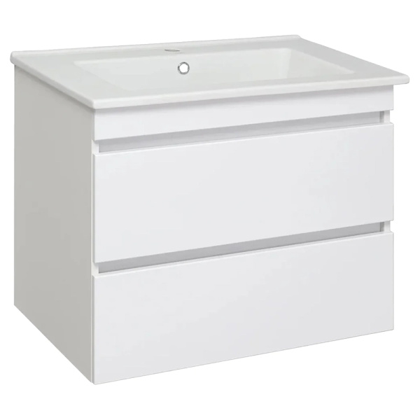 Тумба с раковиной Runo Манхэттен 00-00001047+00-00001022 75 см