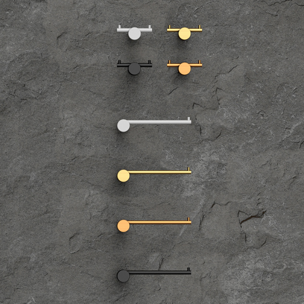 Держатель для туалетной бумаги AVS Slimmer брашированное золото