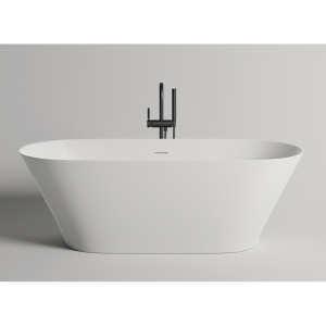 Ванна из искусственного камня Salini Mona S-Sense 180x80 белая с донным клапаном Ванна из искусственного камня Salini Mona S-Sense 180x80 белая с донным клапаном