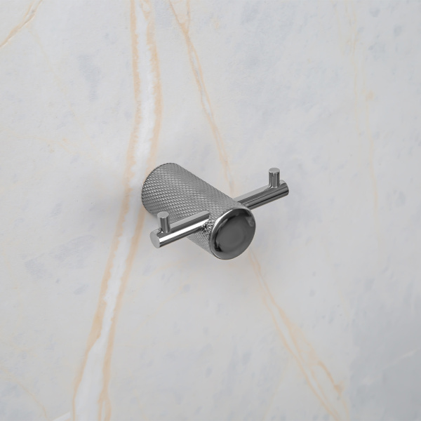 Крючок AVS Seeme, хром, двойной