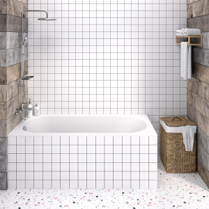 Ванна из искусственного камня Aqua de Marco Verona 170x75 белая с ножками Ванна из искусственного камня Aqua de Marco Verona 170x75 белая с ножками