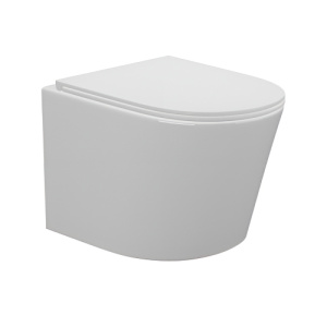 Унитаз подвесной AVS Лемма безободковый, белый