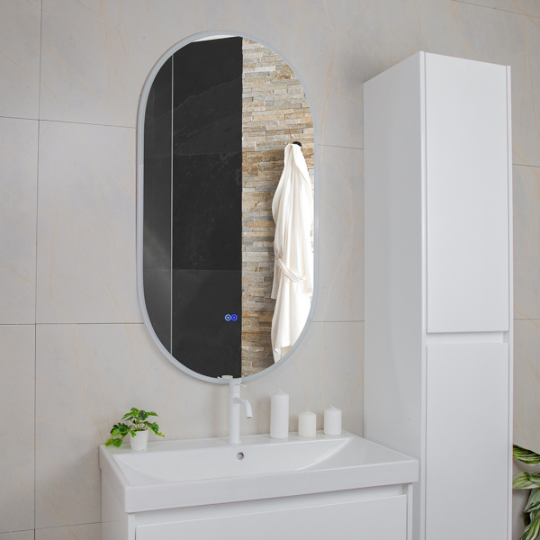 Зеркало с подсветкой AVS Агния 60x120 см, антипар