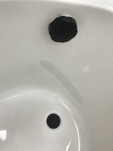 Слив-перелив Alcaplast A55BLACK-60