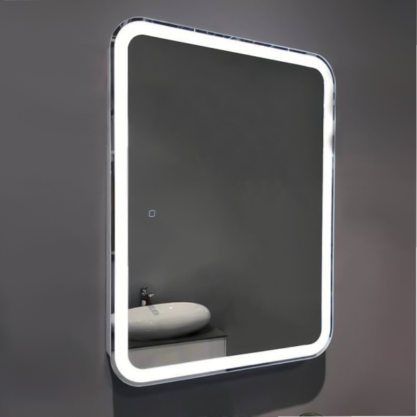 Зеркало-шкаф AVS Универсал 60x80 LED боковой сенсор, розетка Зеркало-шкаф AVS Универсал 60x80 LED боковой сенсор, розетка