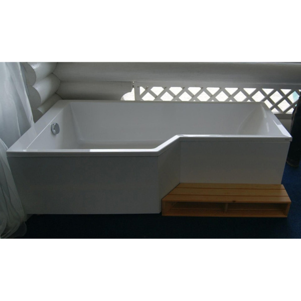 Акриловая ванна Jacob Delafon Bain Douche Neo 160х90 L белая без каркаса