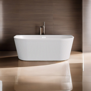 Акриловая ванна AVS Антея 170x80 белая рифленая, с донным клапаном