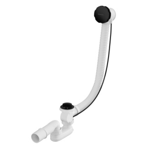 Слив-перелив WHITECROSS SPWC60BL 60 см, черный матовый