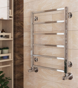 Полотенцесушитель водяной Terminus Контур П6 30х70 хром Полотенцесушитель водяной Terminus Контур П6 30х70 хром