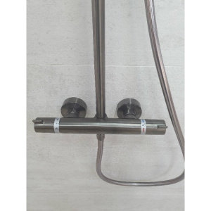 Душевая стойка Hansgrohe Croma Select S 26890340 черный хром Душевая стойка Hansgrohe Croma Select S 26890340 черный хром