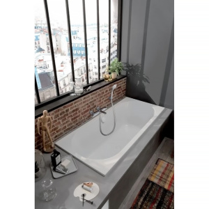 Ванна из искусственного камня Jacob Delafon Odeon Rive Gauche Flight 180x85 белая с ножками Ванна из искусственного камня Jacob Delafon Odeon Rive Gauche Flight 180x85 белая с ножками