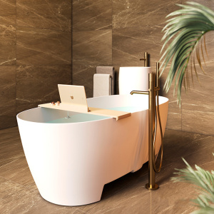 Ванна из искусственного камня Umy Home Lofo U-Solid 170x80 белая матовая Ванна из искусственного камня Umy Home Lofo U-Solid 170x80 белая матовая