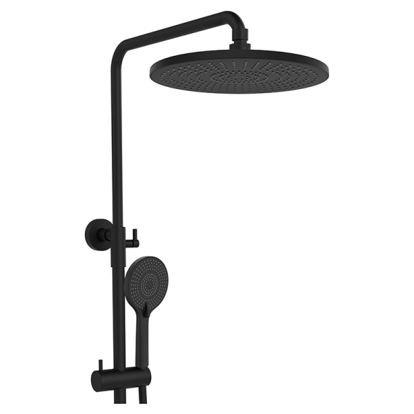 Душевая стойка AVS Slimmer черный матовый Душевая стойка AVS Slimmer черный матовый