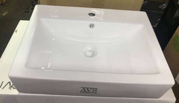 Раковина AVS Art basin 60х43 белая Раковина AVS Art basin 60х43 белая