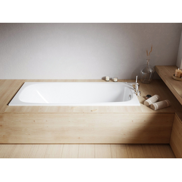 Акриловая ванна WHITECROSS Layla Slim 180x80 белая с каркасом Акриловая ванна WHITECROSS Layla Slim 180x80 белая с каркасом